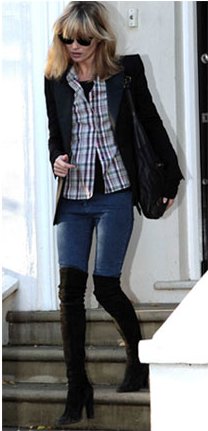how to wear over the knee boots